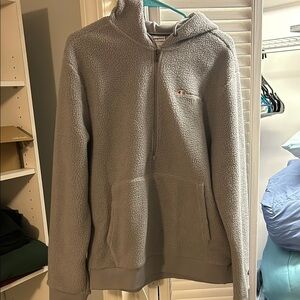 Champion Gray Sherpa Hoodie
